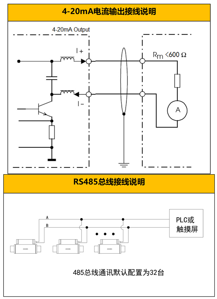 实验室气体流量计接线图